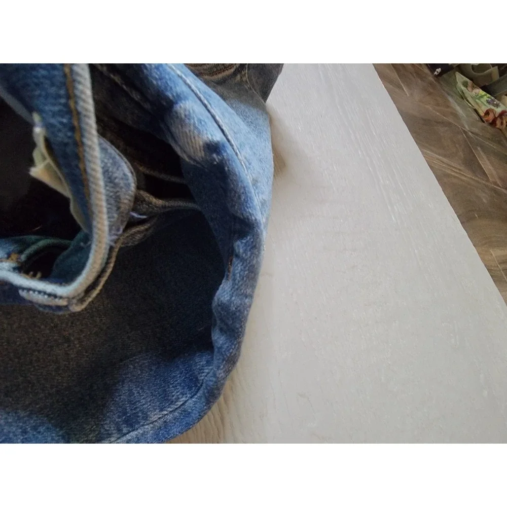 ♡Preloved Madewell‎ Womens Button Up Mid-rise Skinny Crop B-35